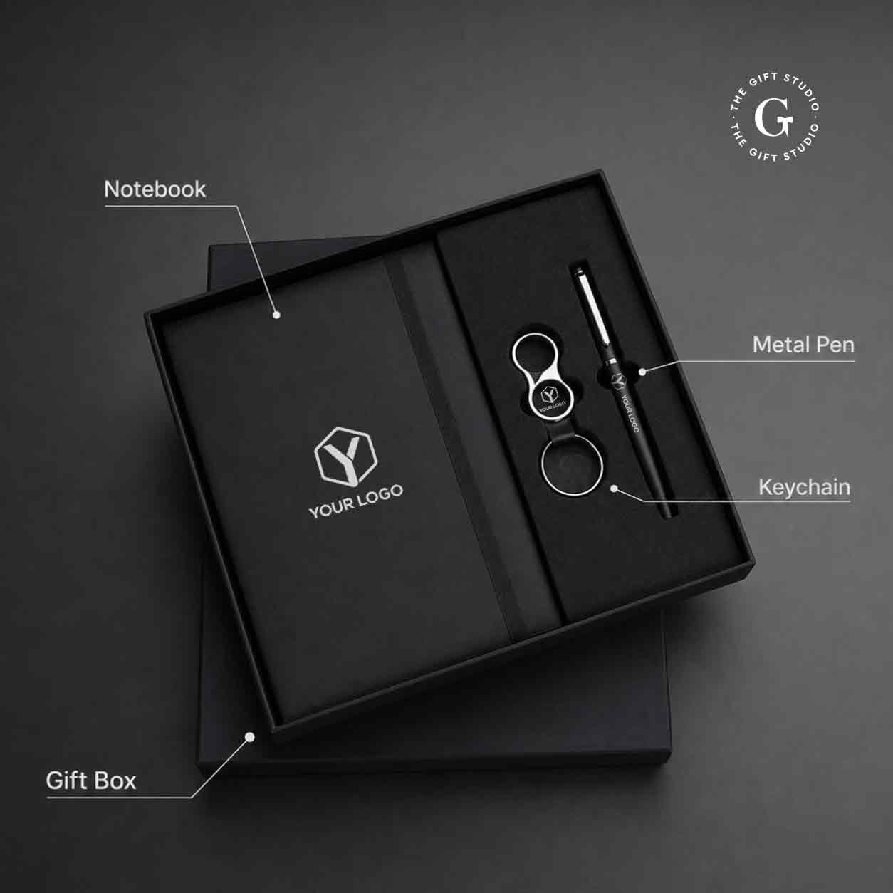 Black Essential Desk Trio