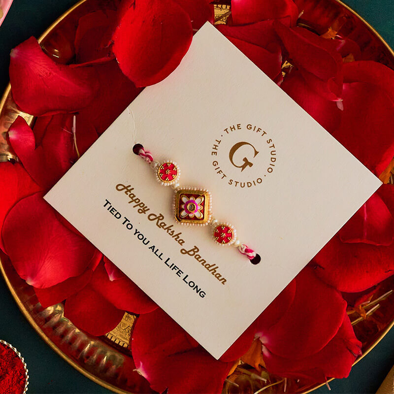 Blossom Meenakari Rakhi