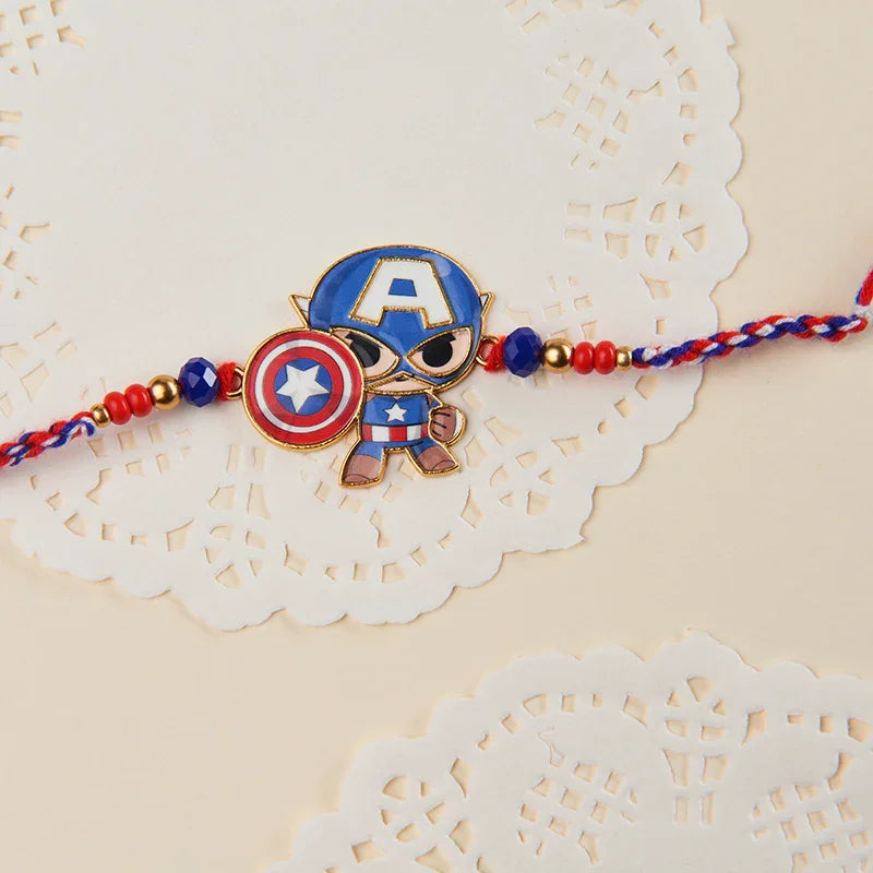 Captain America Kids Rakhi_The Gift Studio