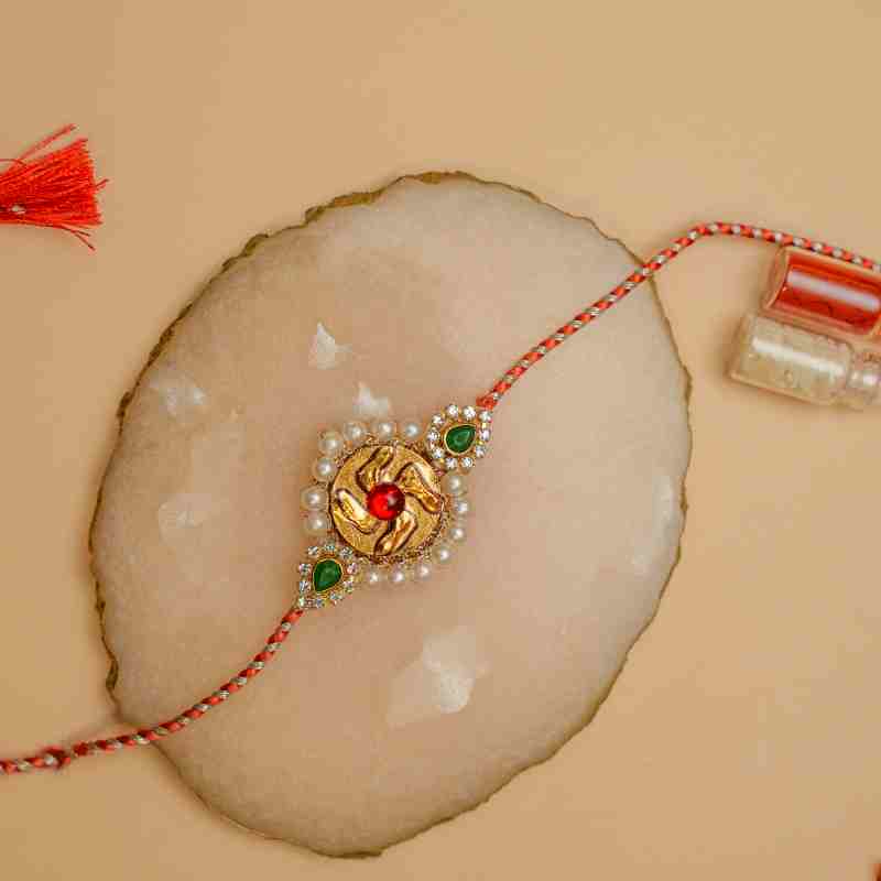 Designer Tanjore Rakhi