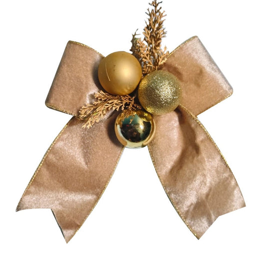 Christmas Golden Bow - The Gift Studio