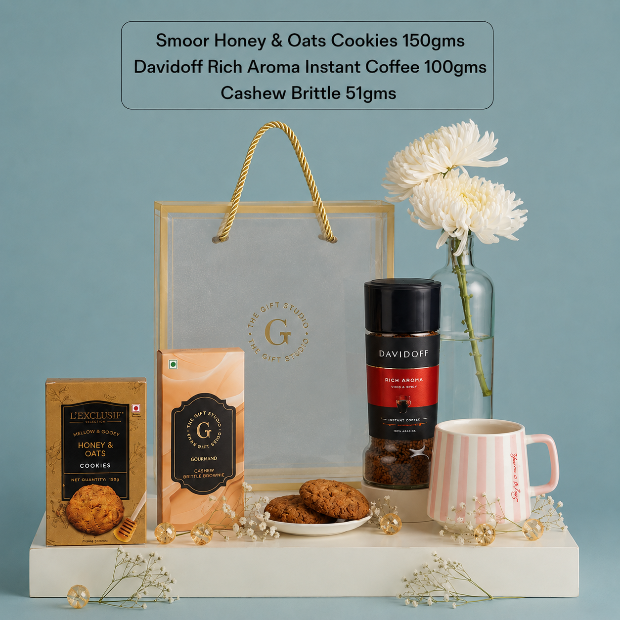 Coffee Cookie bag products shown with a clear list of all items.
