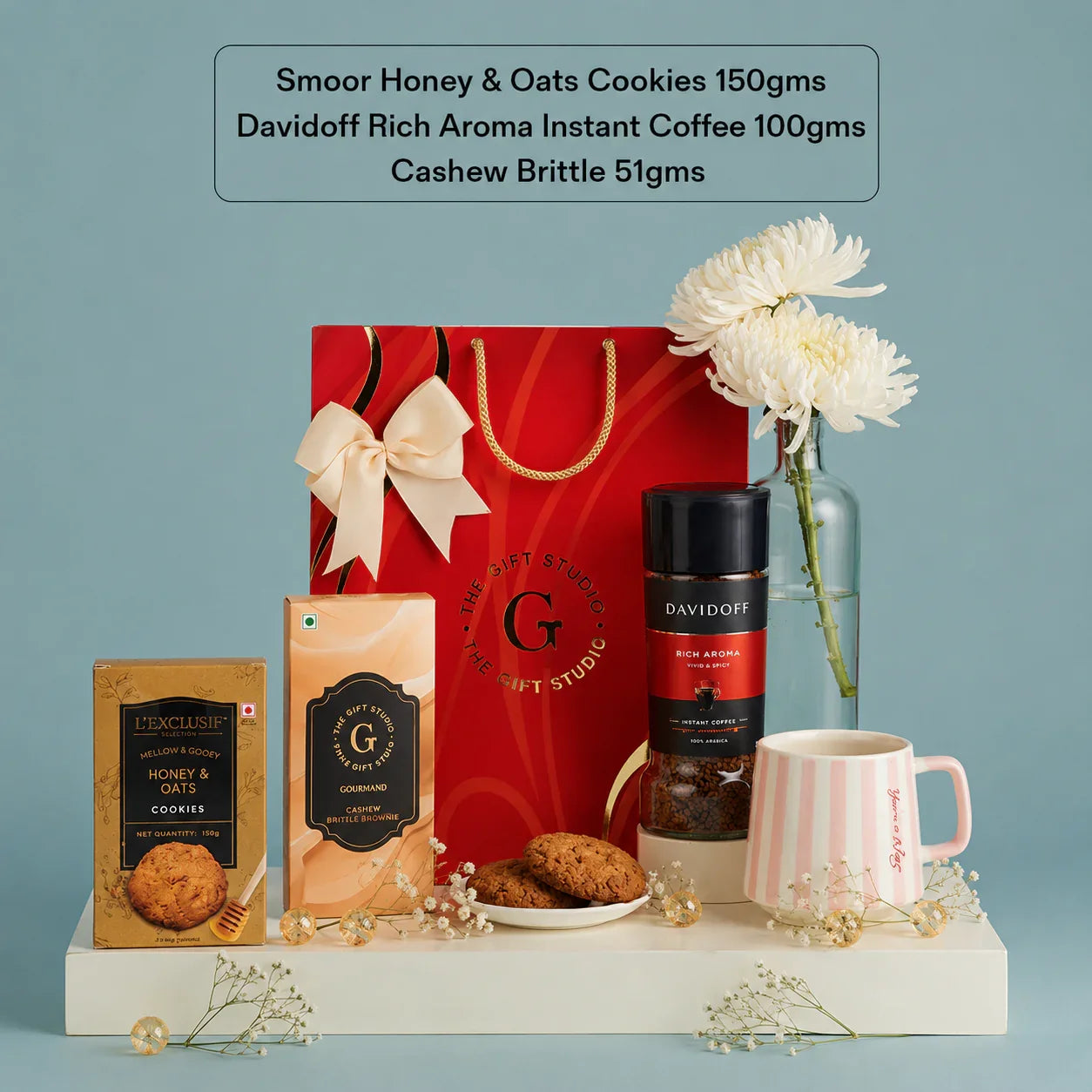 Coffee Cookie Bag products shown with a clear list of all items.