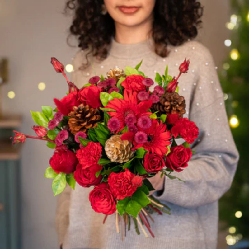 Crimson Garnet Bouquet