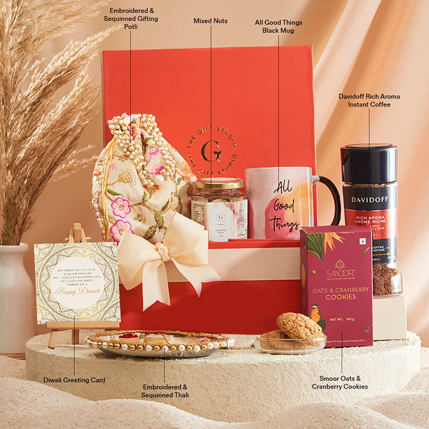 Diwali Coffee & Cookies Celebration Hamper