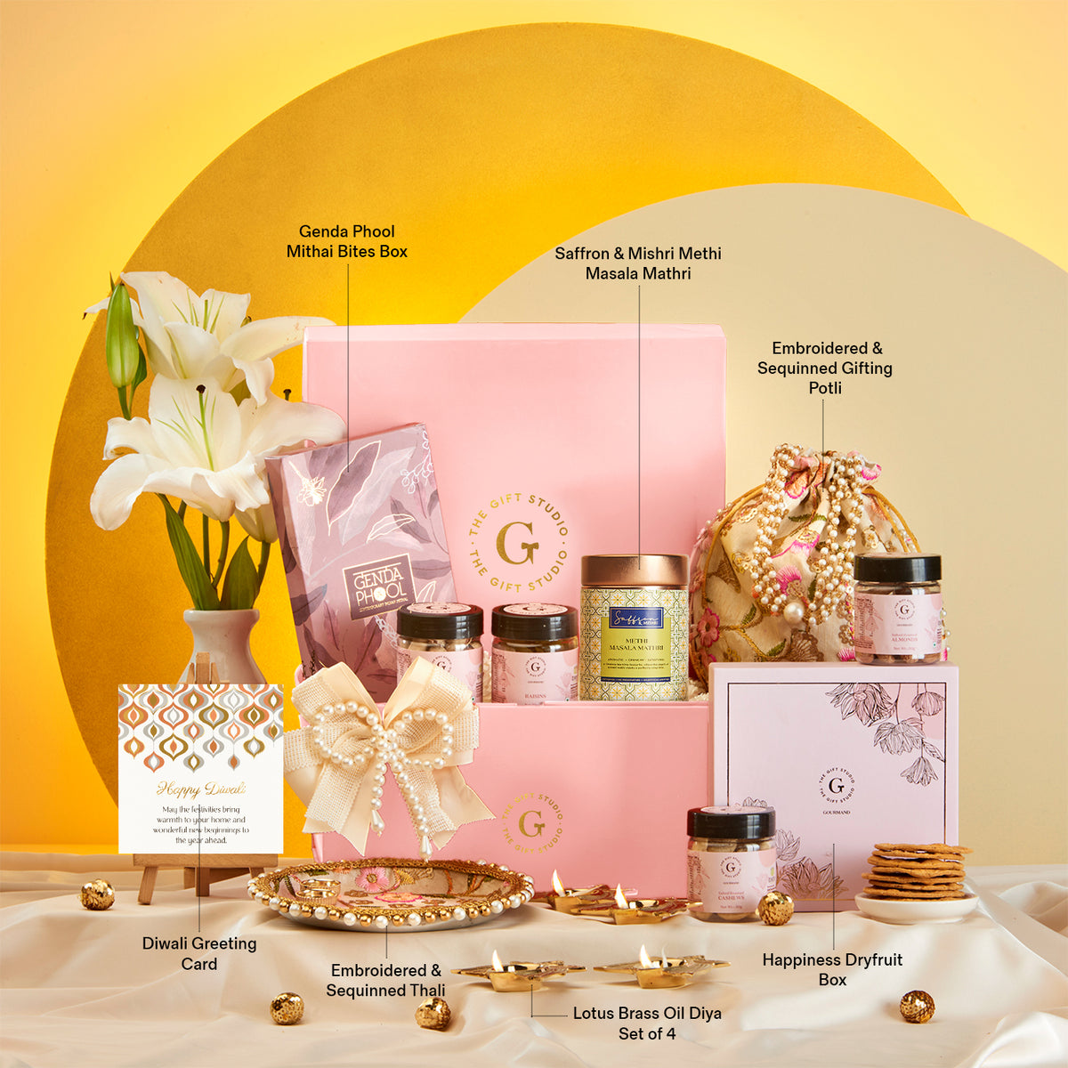 Diwali Diya & Delights Hamper