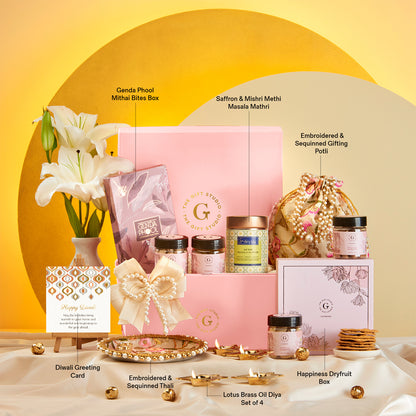 Diwali Diya & Delights Hamper