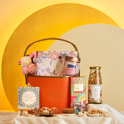 Diwali Floral & Treats Hamper