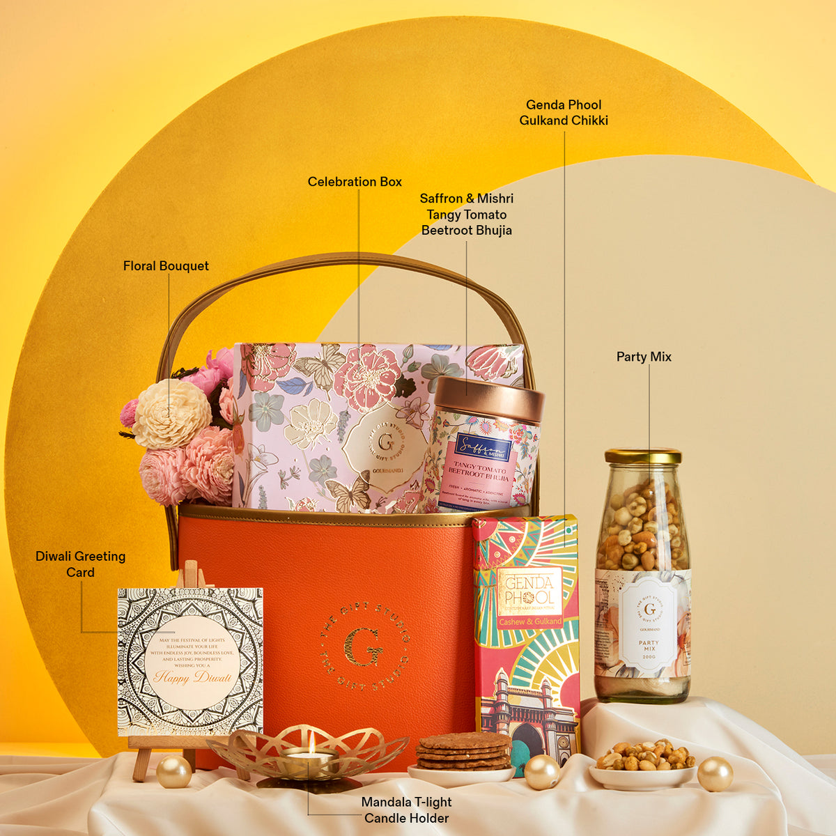 Diwali Floral & Treats Hamper