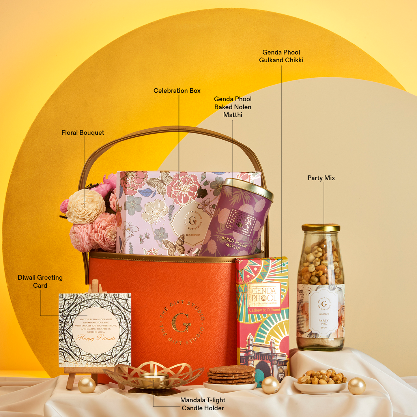 Diwali Floral & Treats Hamper