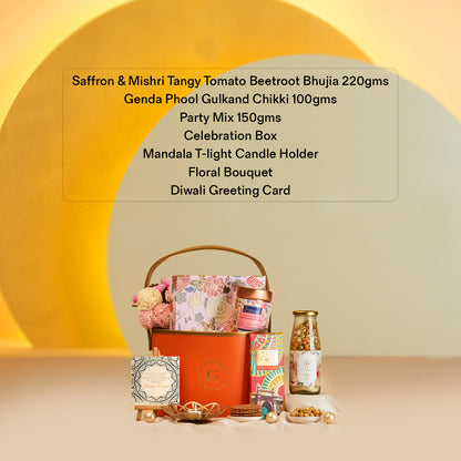 Diwali Floral & Treats Hamper