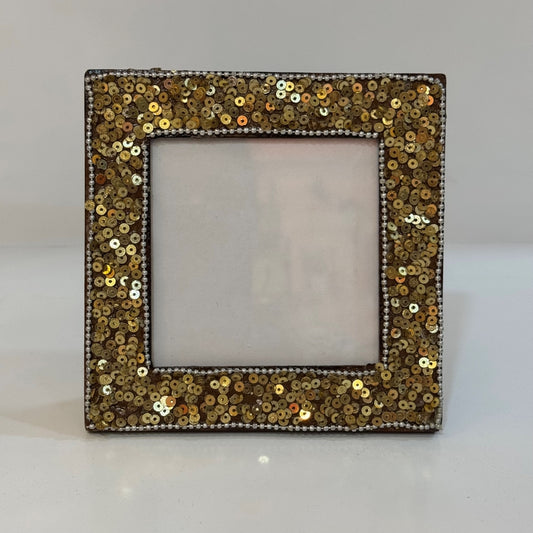 Glitter Photoframe Rose Gold - The Gift Studio