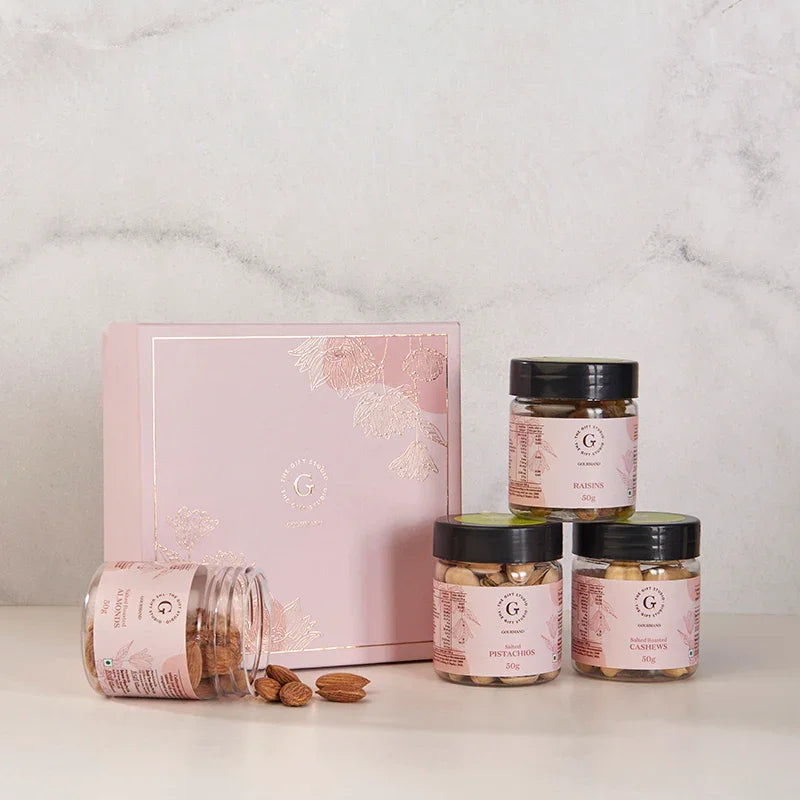 Happiness Dryfruit Box-The Gift Stduio