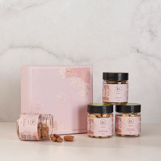 Happiness Dryfruit Box-The Gift Stduio