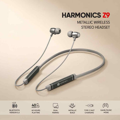 Harmonics Z9 metallic wireless stereo headset