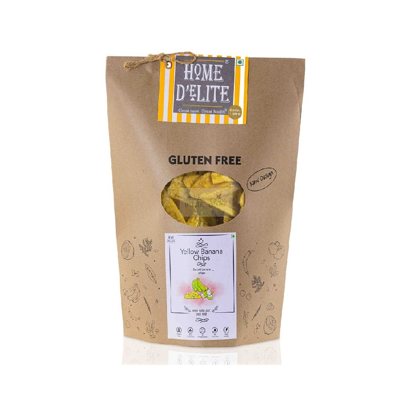 Home Delite Roasted Yellow Banana Chips (220g)