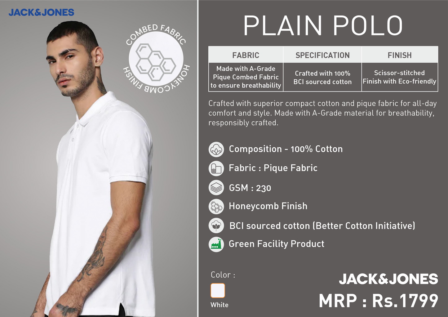 Jack & Jones Plain Polo