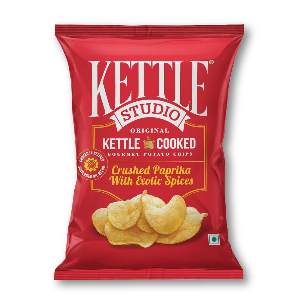 Kettle Studio Crushed Paprika Chips (125g)