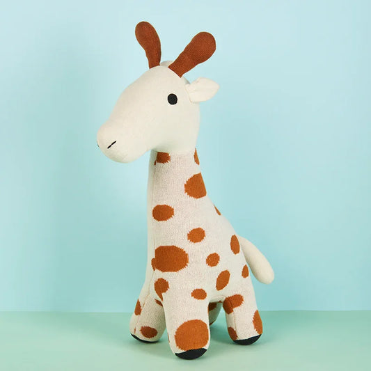Knitted Giraffe Soft Toy-The Gift Stduio