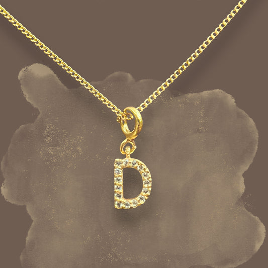 Letter Pendant - D - The Gift Studio