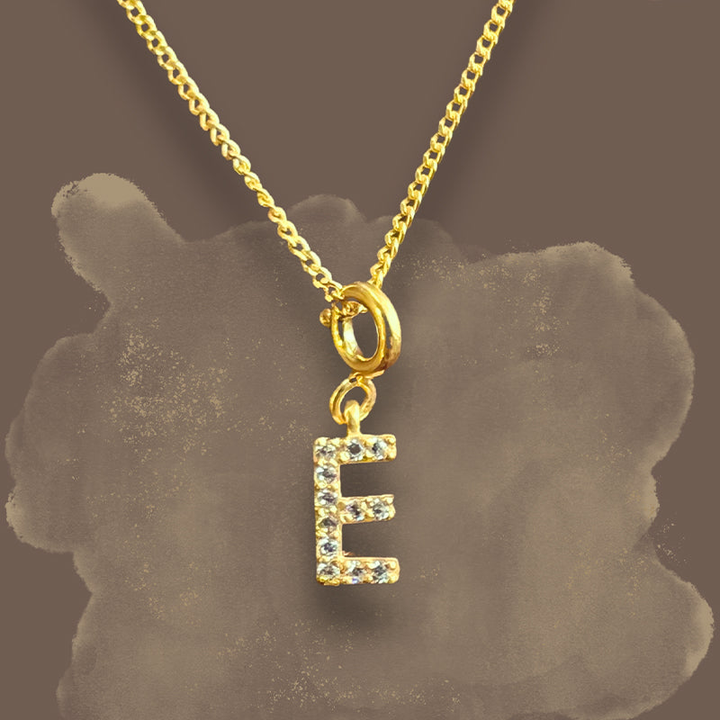 Letter Pendant - E