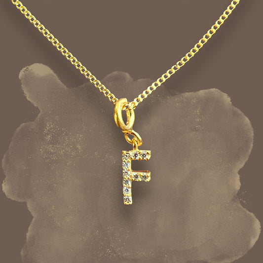 Letter Pendant - F - The Gift Studio