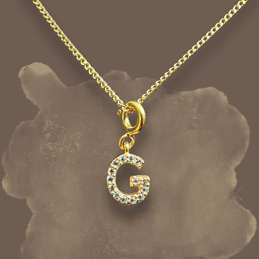 Letter Pendant - G - The Gift Studio