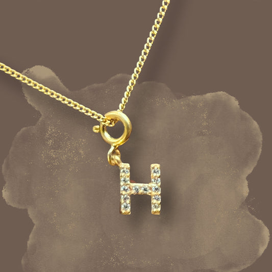 Letter Pendant - H - The Gift Studio