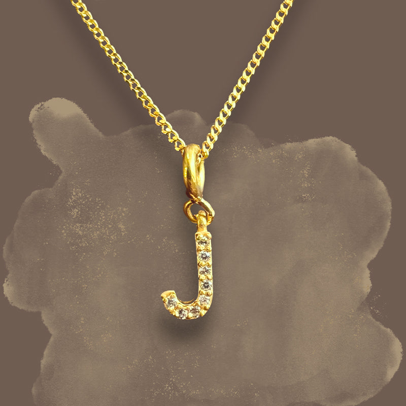 Letter Pendant - J