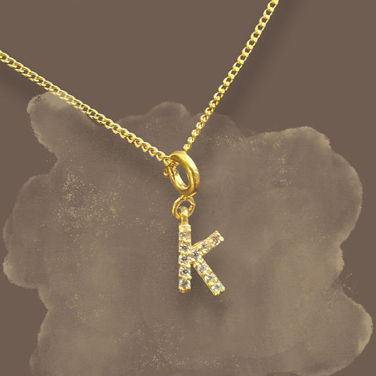 Letter Pendant - K - The Gift Studio