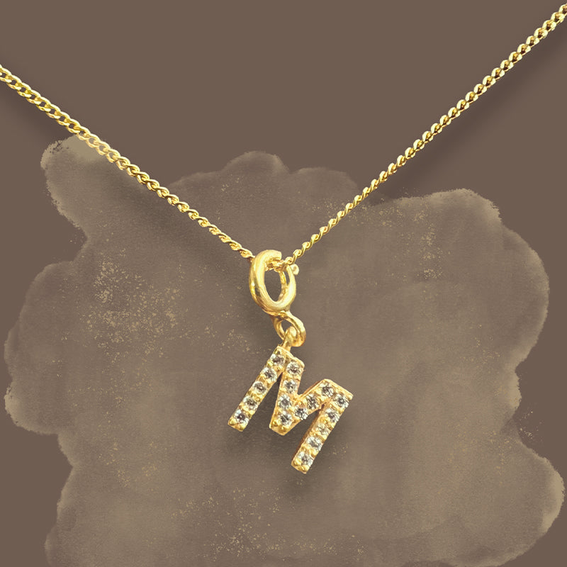 Letter Pendant - M