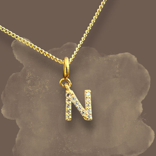 Letter Pendant - N - The Gift Studio