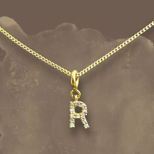 Letter Pendant - R - The Gift Studio