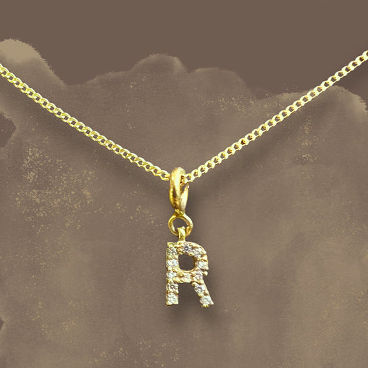 Letter Pendant - R