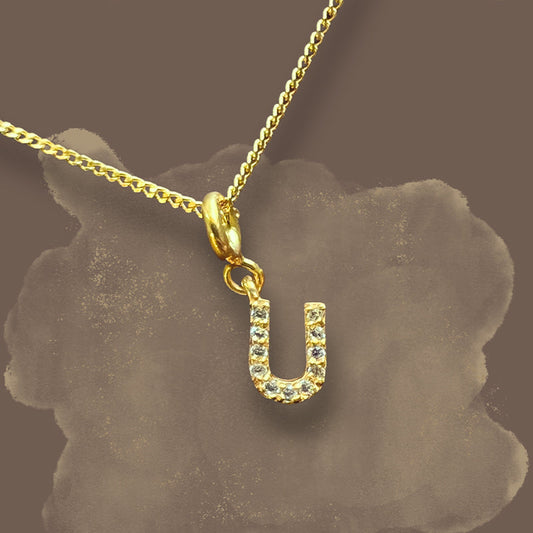 Letter Pendant - U