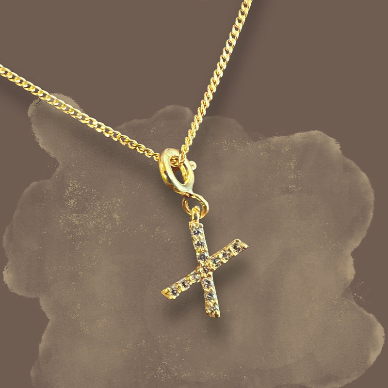 Letter Pendant - X