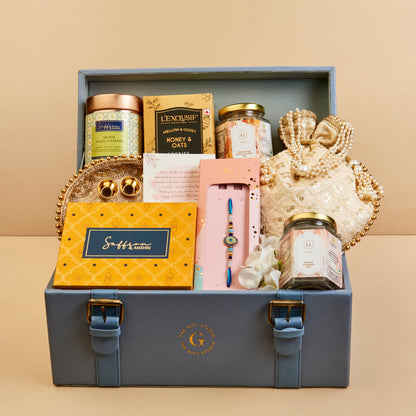 Sweet Ties Bhaiya Bhabhi Rakhi Hamper