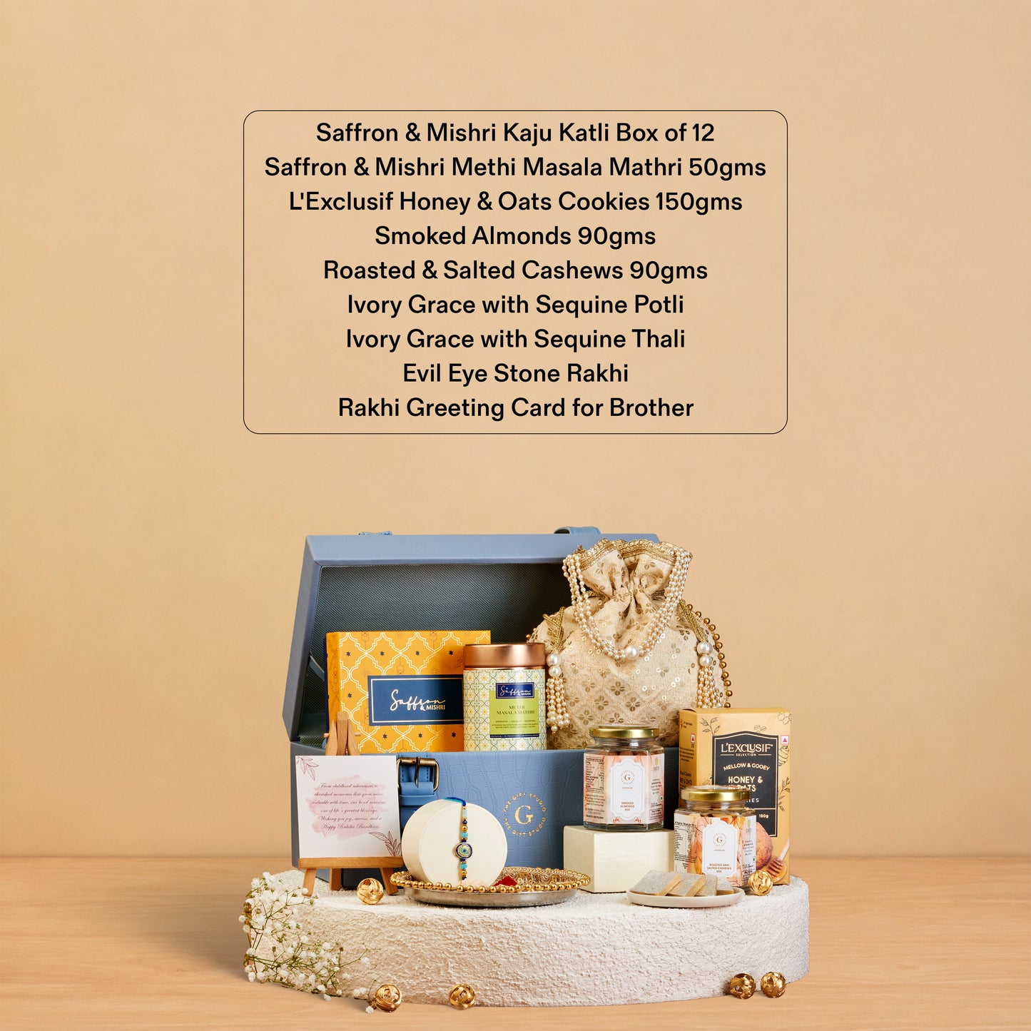 Sweet Ties Bhaiya Bhabhi Rakhi Hamper