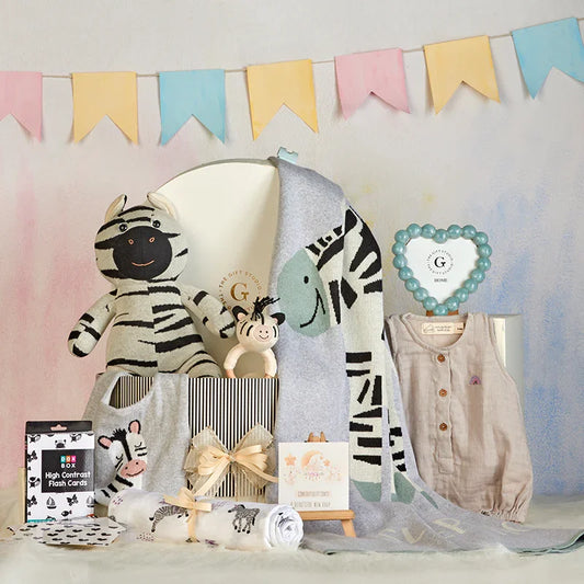 Luxe Safari Newborn Hamper-The Gift Stduio
