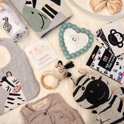 Luxe Safari Newborn Hamper-The Gift Stduio