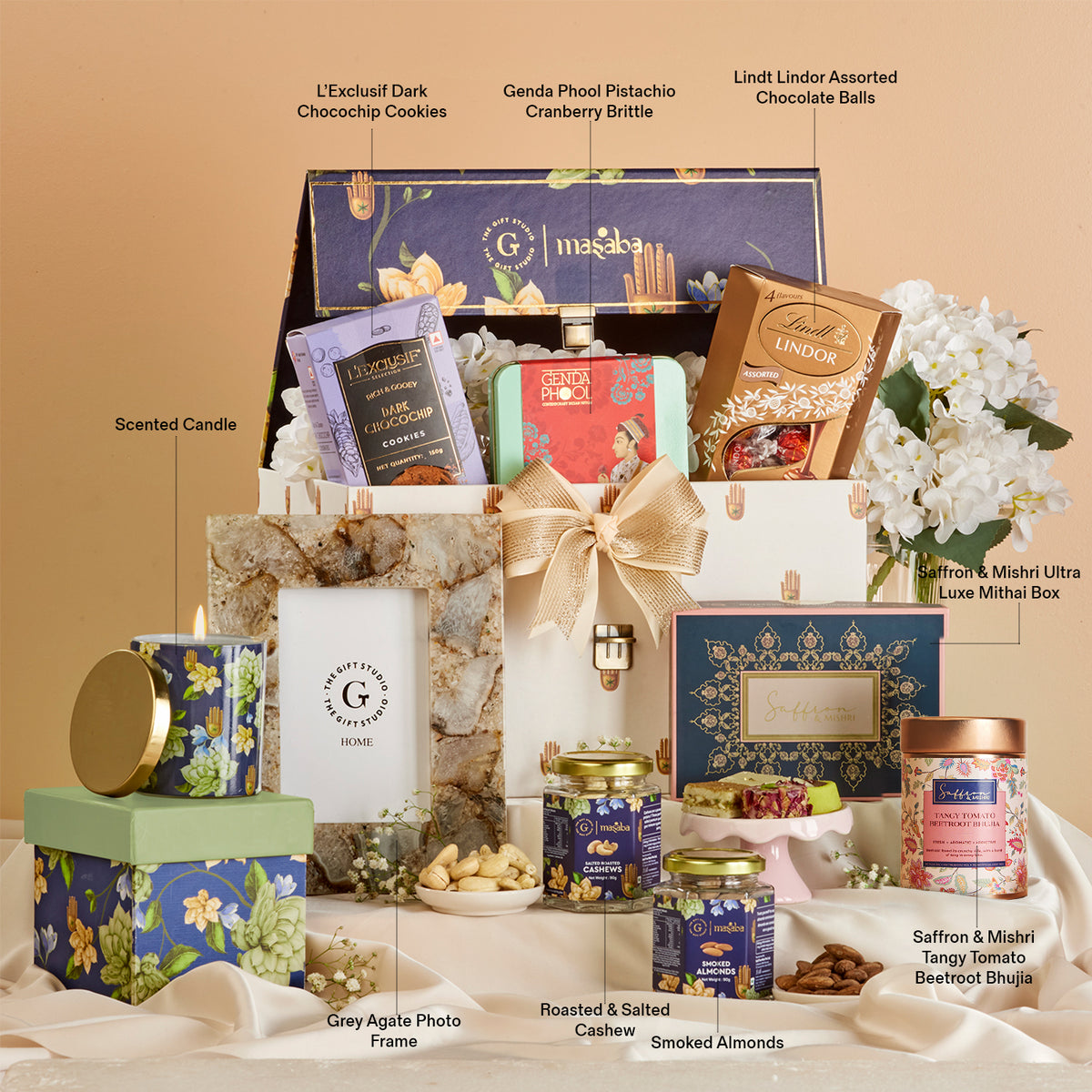 Masaba’s Luxe Indulgence Hamper for International Shipping | Exclusive Global Delivery