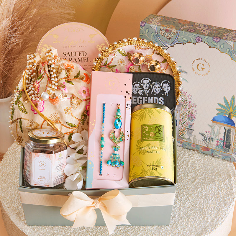 Melodies & Munchies Bhaiya-Bhabhi Rakhi Hamper