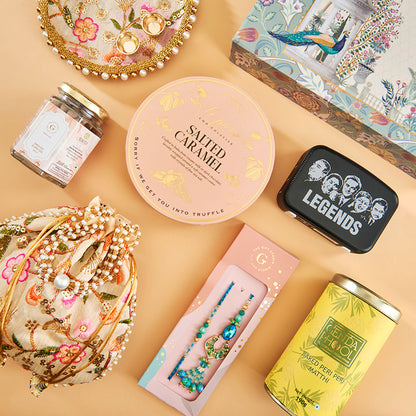 Melodies & Munchies Bhaiya-Bhabhi Rakhi Hamper