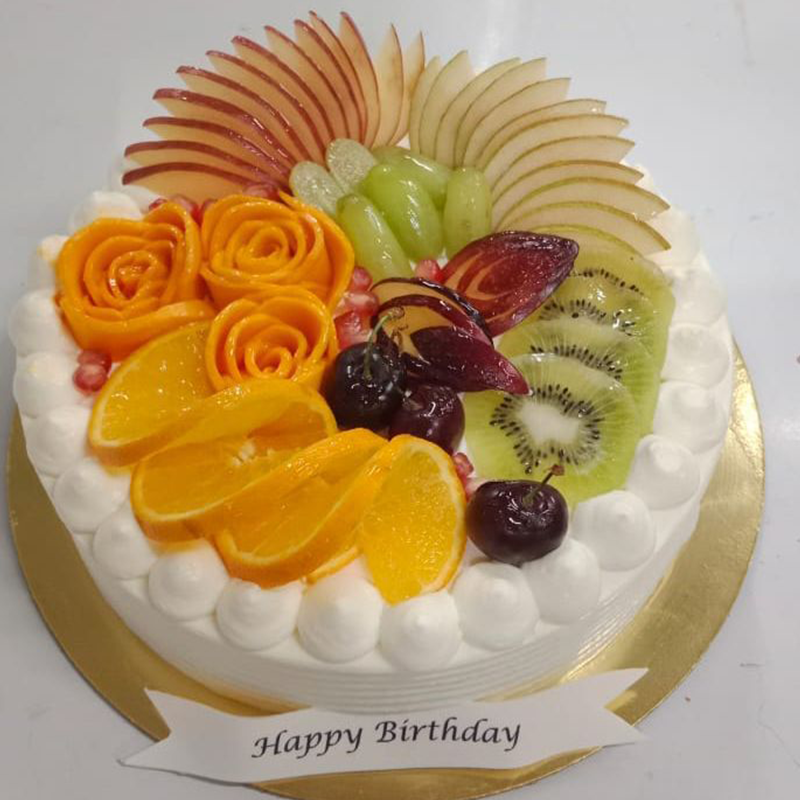 Mix Fresh Fruit Cake