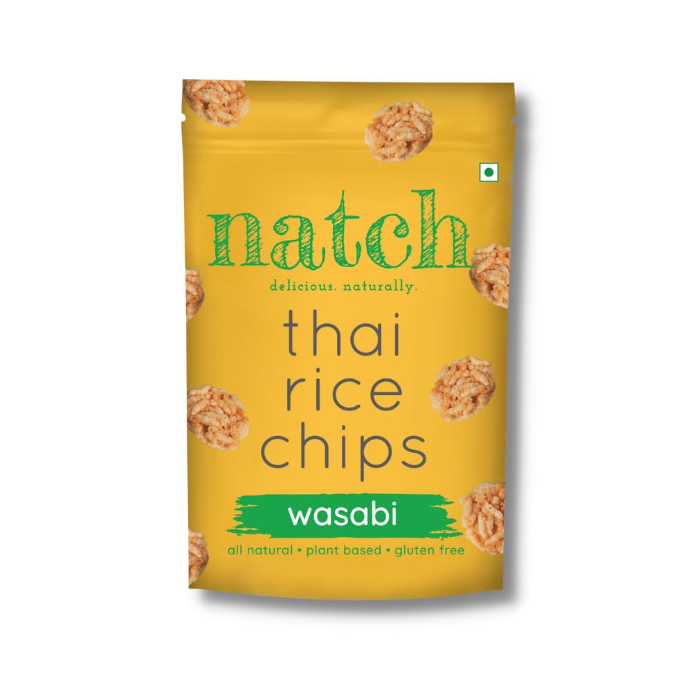 Natch Rice Chips Wasabi (100g)