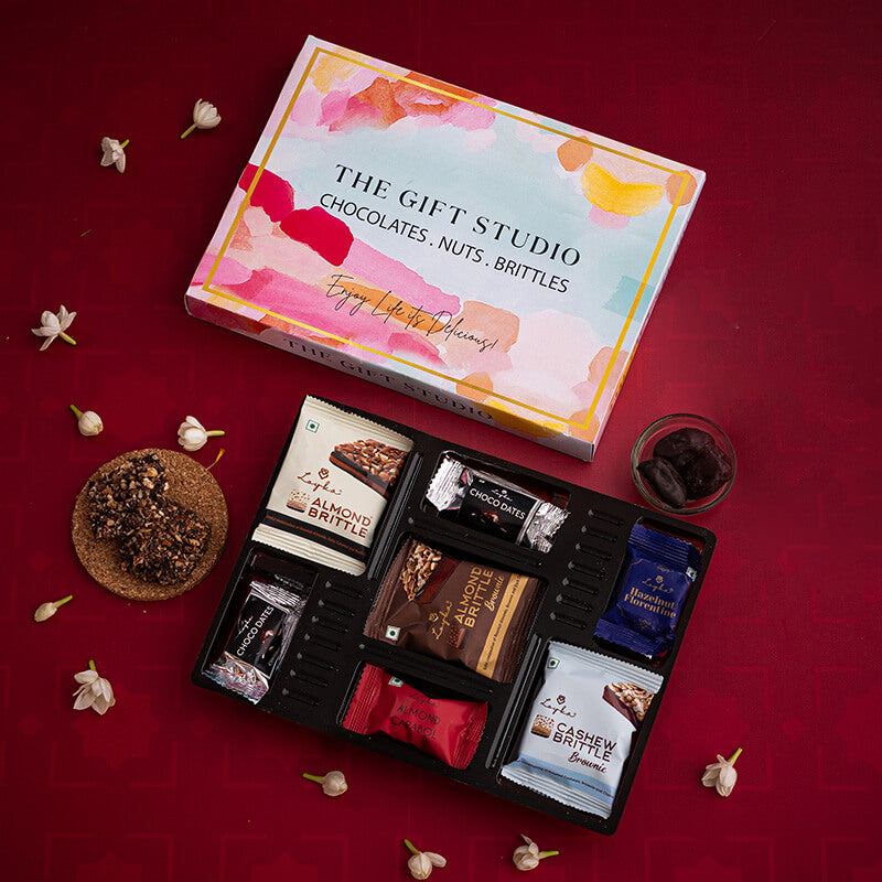 Buy | Rakhi Gifts for Brother with Sweets - Premium Rakhi with Kaju Katli Gift  Pack Mini Greeting Card and Roli Chawal | Tied Ribbons