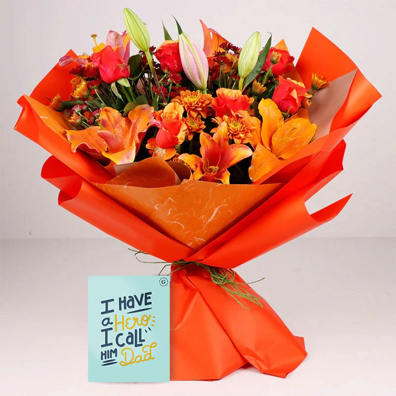 Orange Lily Bouquet