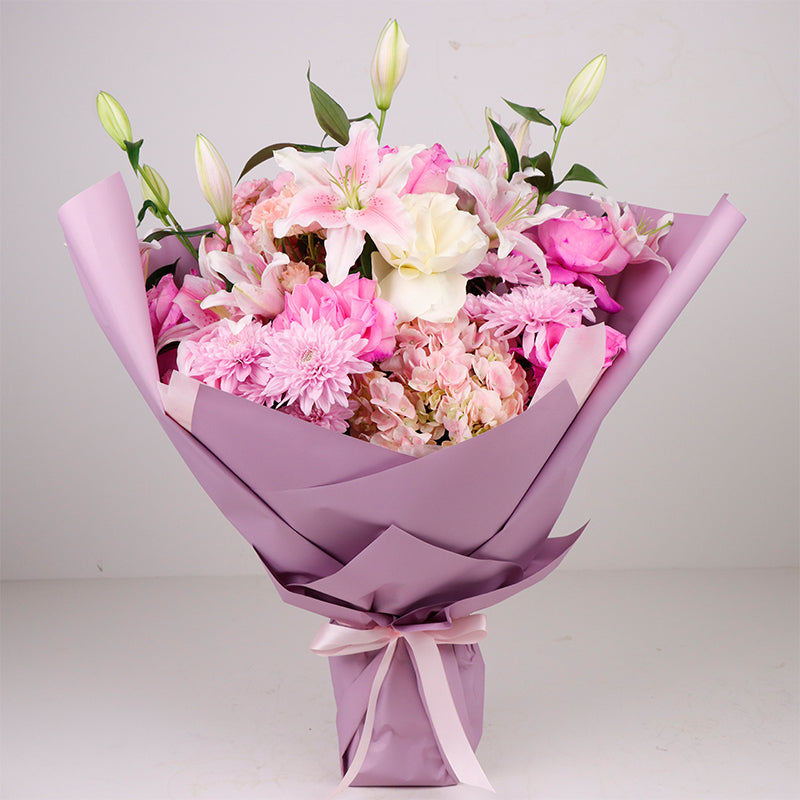 Pink Hydrangea Bouquet