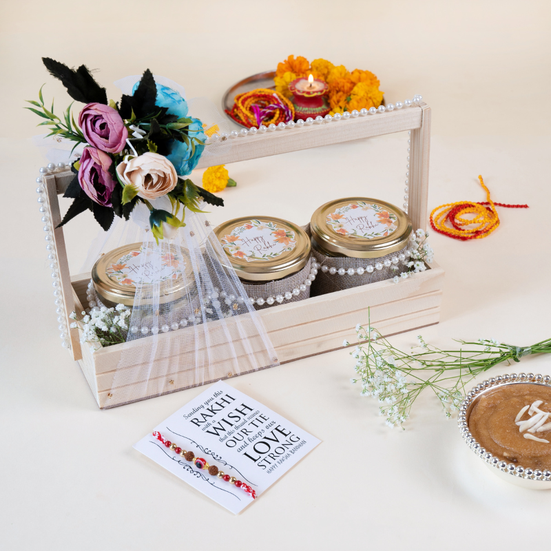 Rakhi Celebration Dry Fruit Basket