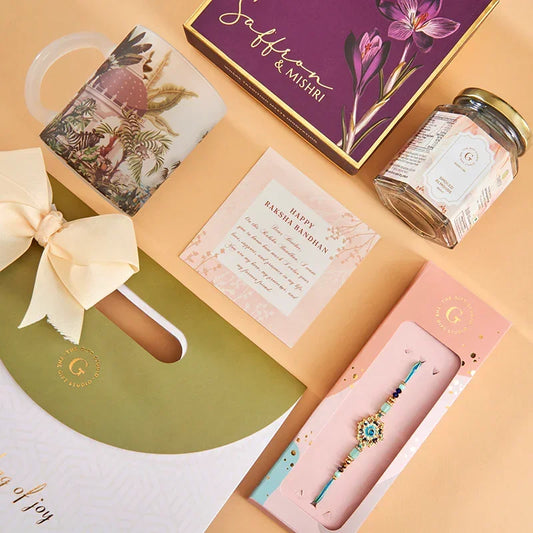 Rakhi Vibe Hamper for Brother-The Gift Stduio